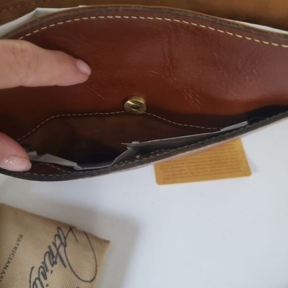 NWT PATRICIA NASH Tooled Leather Adjustable Crossbody Boho Festival Southwestern - Picture 9 of 14